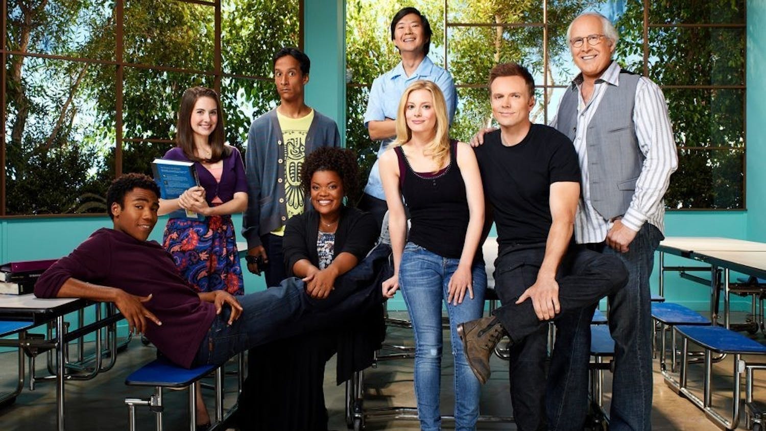 The characters of “Community” grow from study group to family in their comedic adventures.
