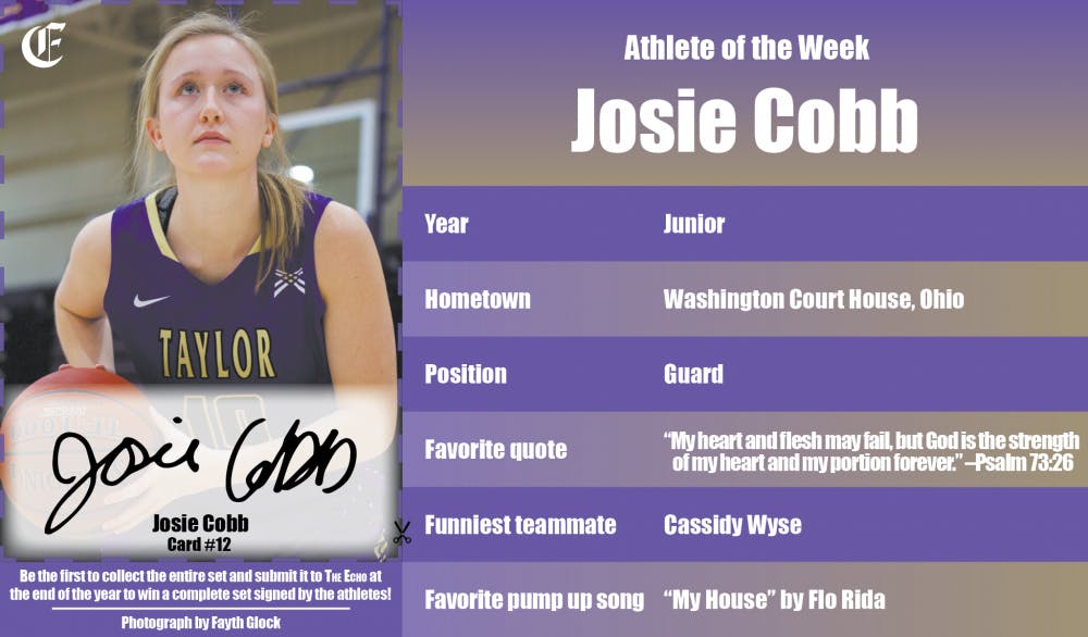 Athlete of the Week – Josie Cobb