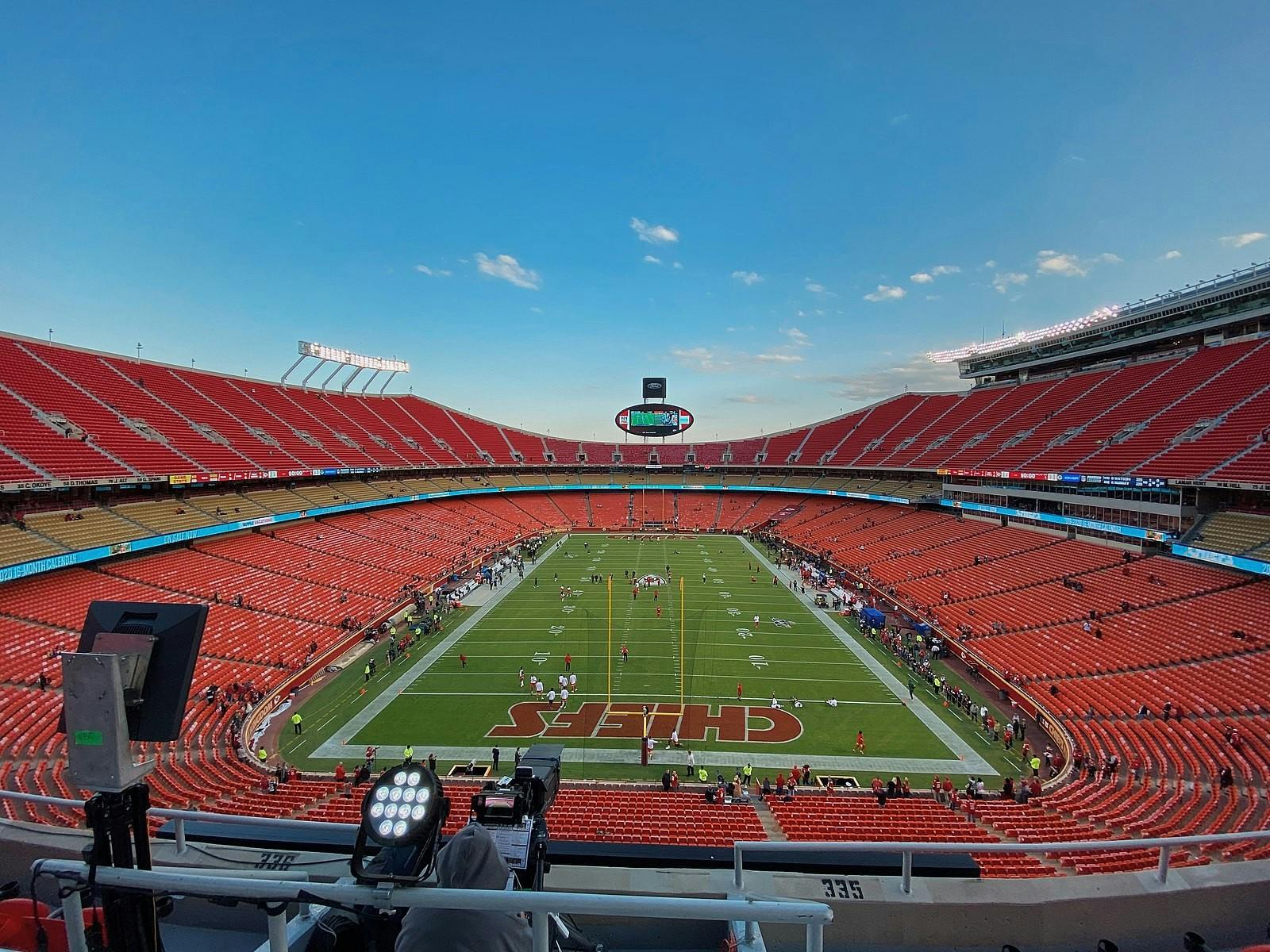 Arrowhead Stadium hosted the first NFL game of 2020 at reduced capacity