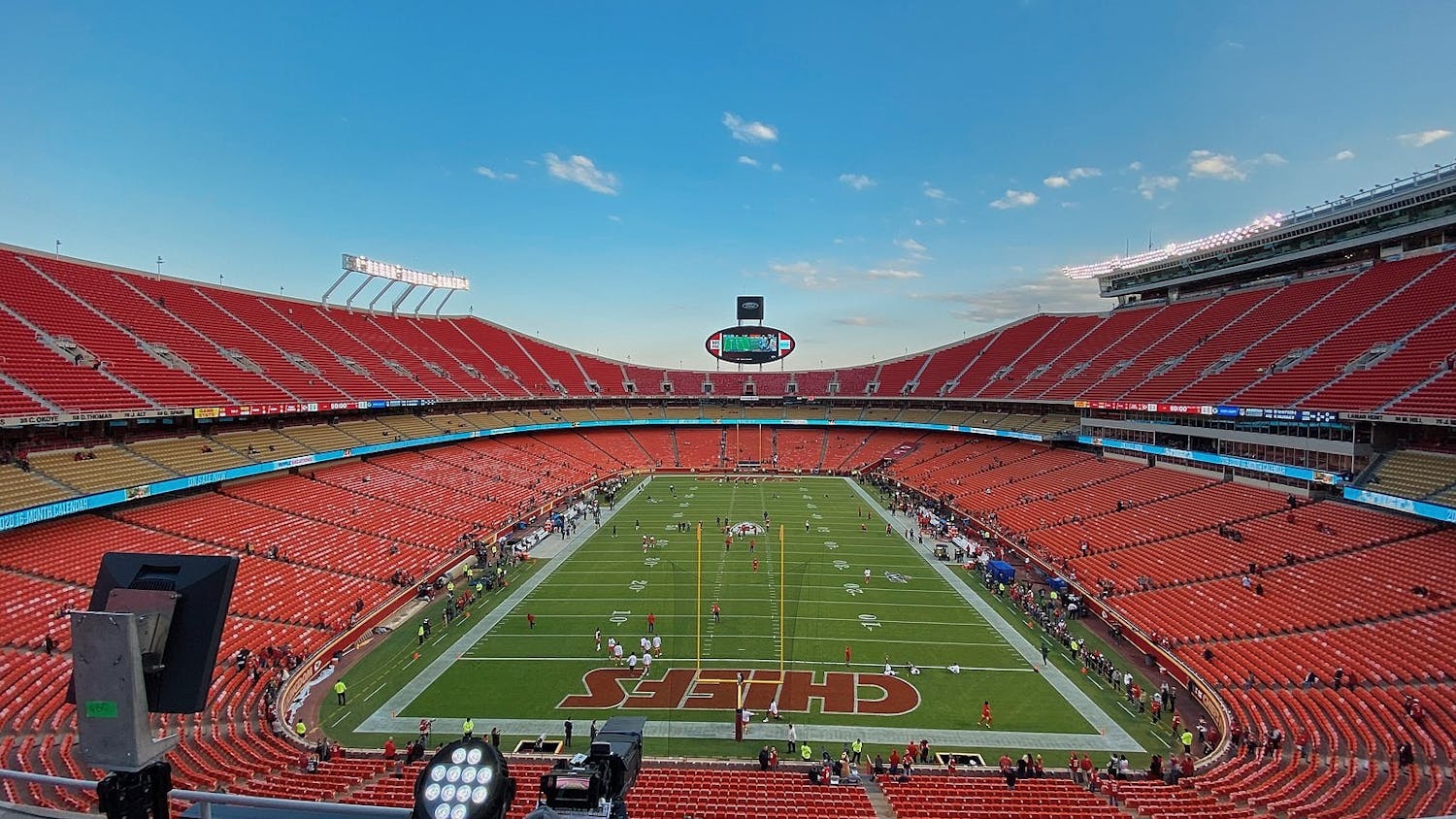Arrowhead Stadium hosted the first NFL game of 2020 at reduced capacity