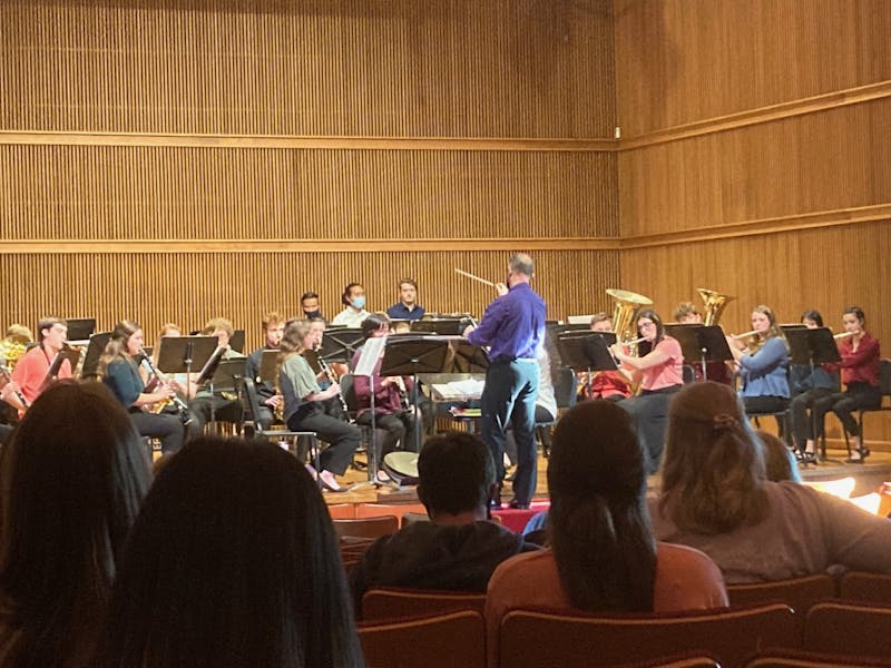 The Taylor WInd Ensemble concert was held on Apr. 16th. (Photo provided by Nina Gillespie). 