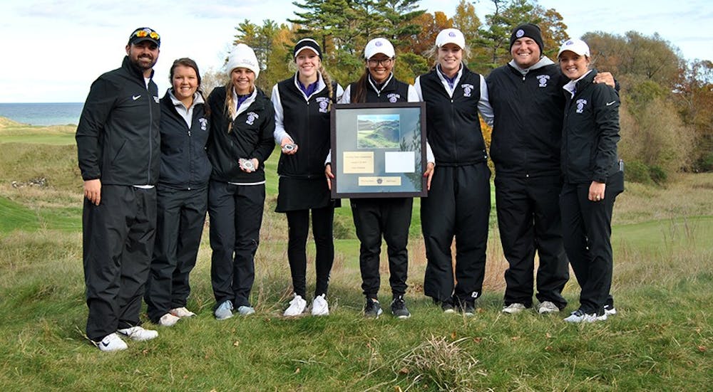 Golf teams battle to first, second place