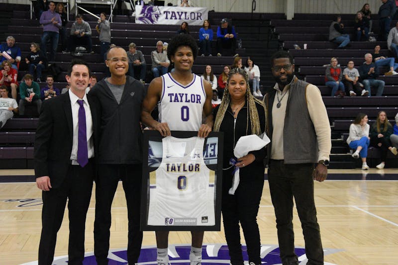 Jason Hubbard is the all-time leading scorer at Taylor.
