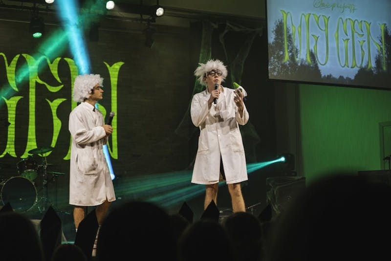 The theme for last year’s MyGen was Halloween.