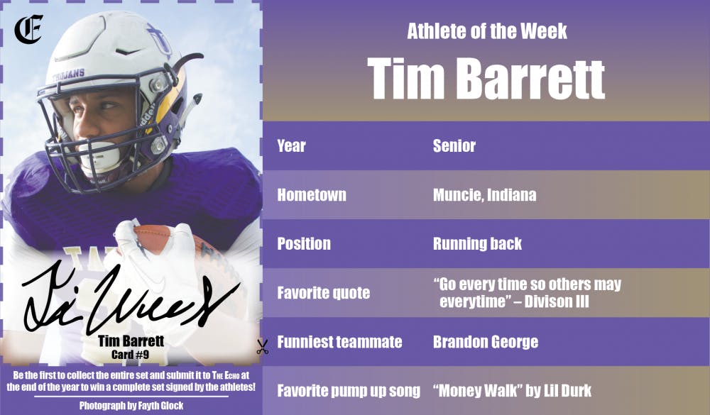 Athlete of the Week – Tim Barrett