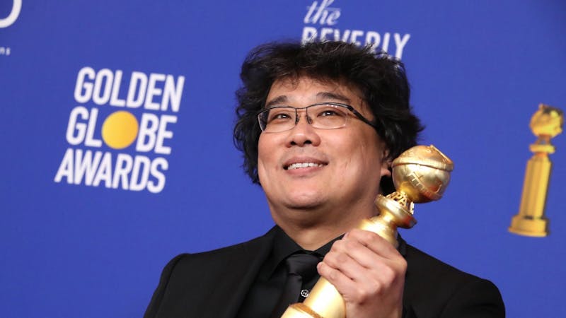 Mandatory Credit: Photo by Shutterstock (10517032hu)
Bong Joon Ho - Best Motion Picture, Foreign Language - Parasite
77th Annual Golden Globe Awards, Press Room, Los Angeles, USA - 05 Jan 2020