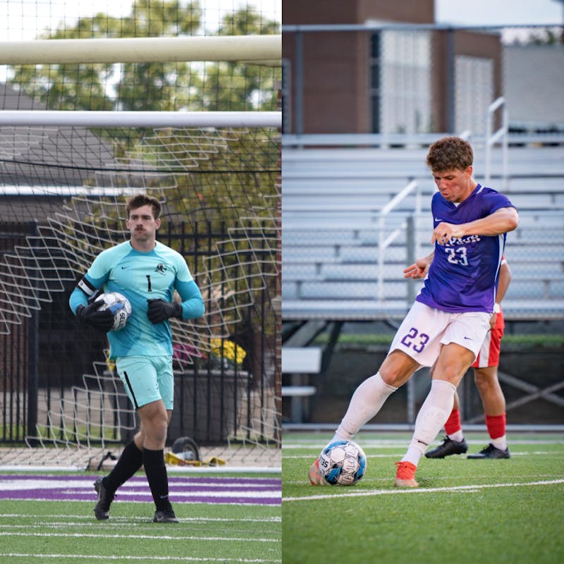 Juniors Samuel Spiegel (left) and Collin Maris (right) are key pieces of the Trojans in 2023. (Provided by Taylor Athletics)