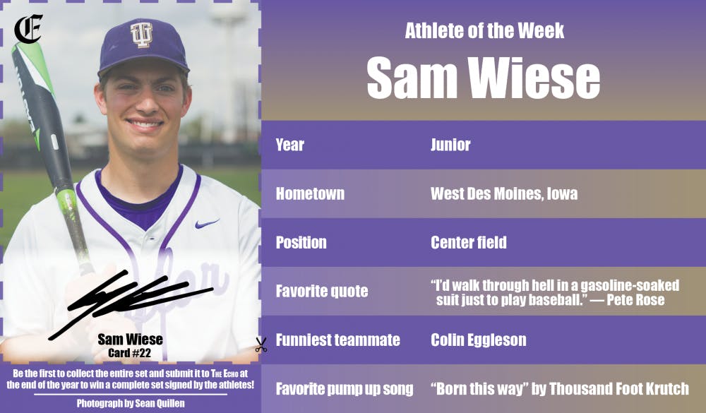 Athlete of the Week – Sam Wiese