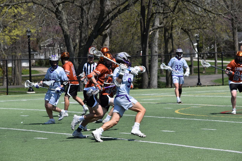 Lacrosse archives first conference win over Lourdes University