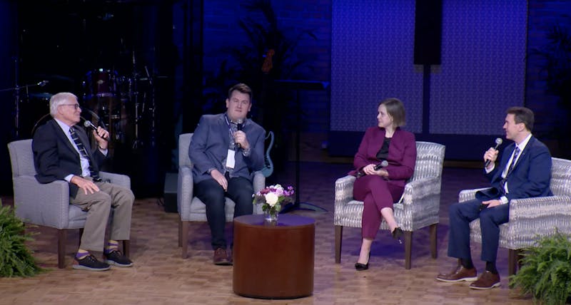 "President Lindsay Live" continues this fall semester. (Photo provided by Taylor University)