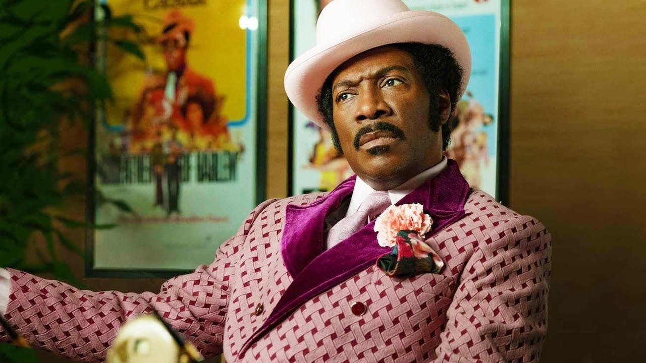 Rudy Ray Moore (Eddie Murphy) struggles to find his place in the white-dominated movie industry in “Dolemite is My Name”