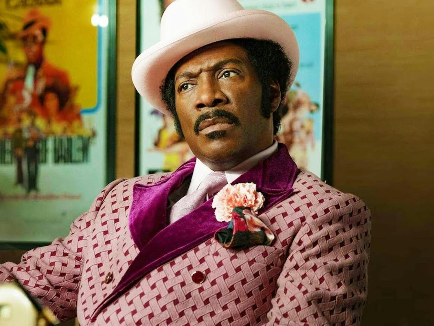 Rudy Ray Moore (Eddie Murphy) struggles to find his place in the white-dominated movie industry in “Dolemite is My Name”