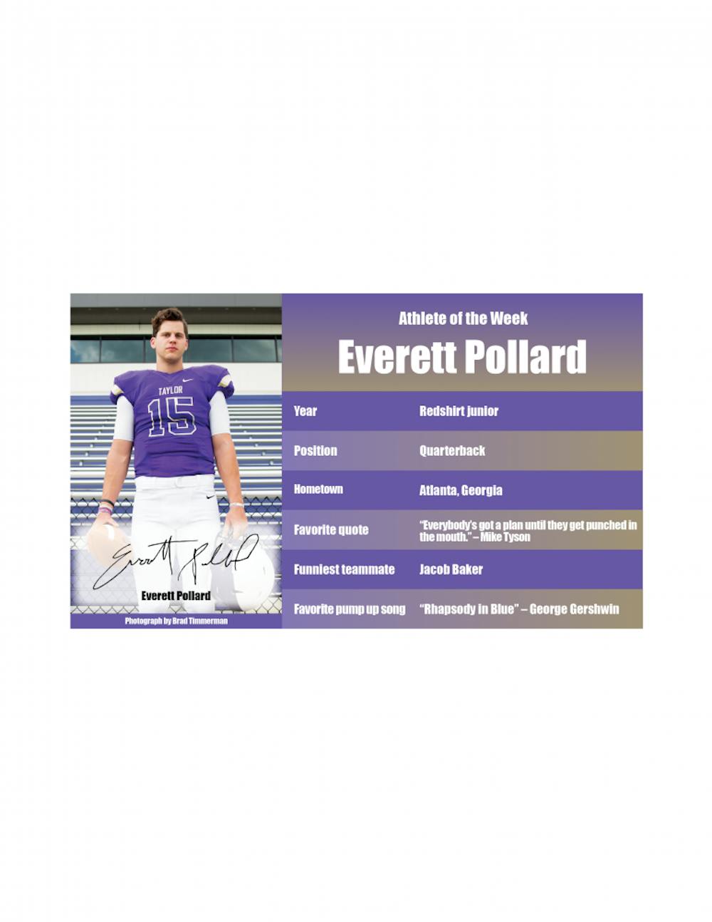 Athlete of the Week — Everett Pollard