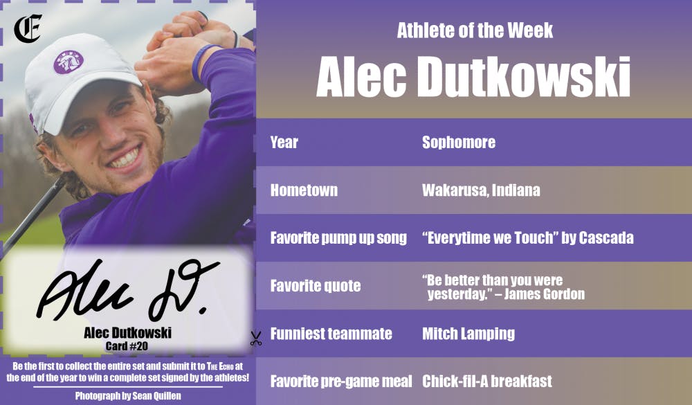 Athlete of the Week – Alec Dutkowski