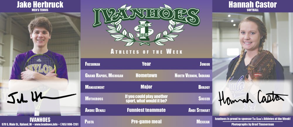 Athletes of the Week – Jake Herbruck and Hannah Castor