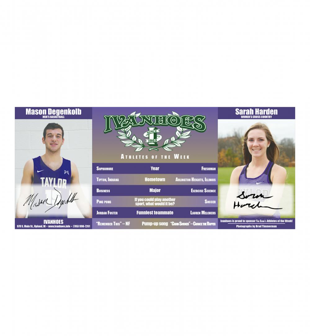 Athletes of the Week – Mason Degenkolb and Sarah Harden