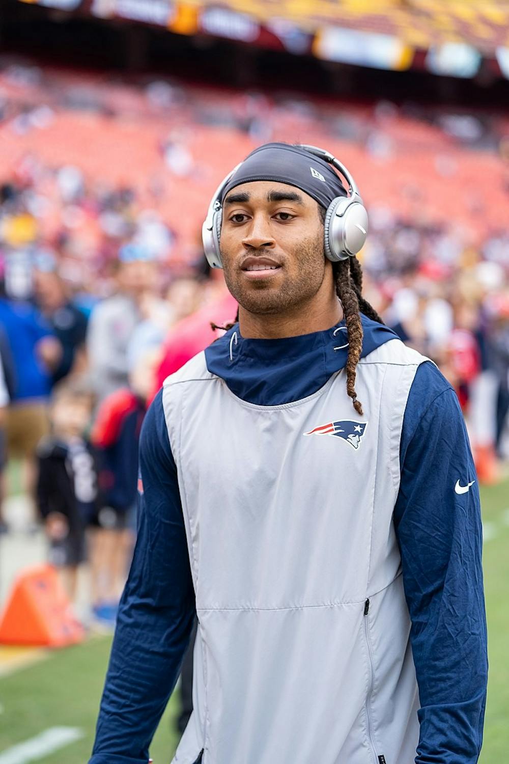 Patriots cornerback Stephon Gilmore is one of the NFL players who have tested positive for COVID-19