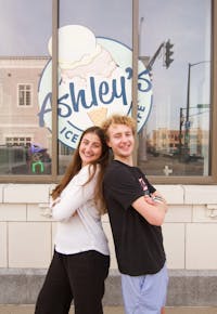 Ashley&#x27;s Ice Cream Cafe is a unique hang-out spot in downtown Marion﻿
