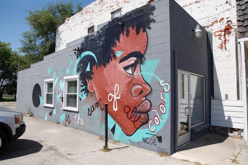 The building included a mural painted in 2020. (Photo provided by Echo Archives)