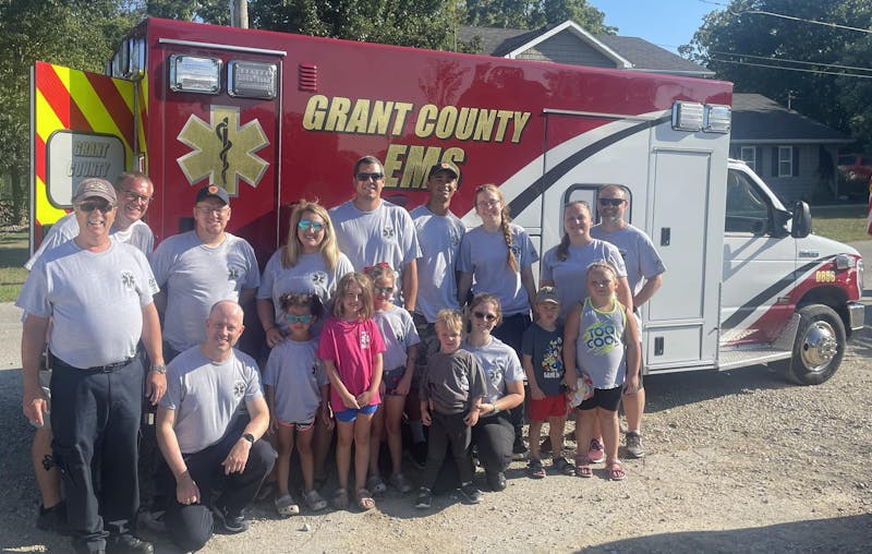 Volunteers from the Medic 8 team participated in the Upland Labor Day Parade this year. (Photo provided by Jacob Theurer)