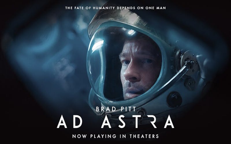 Brad Pitt plays astronaut Roy McBride in new film.