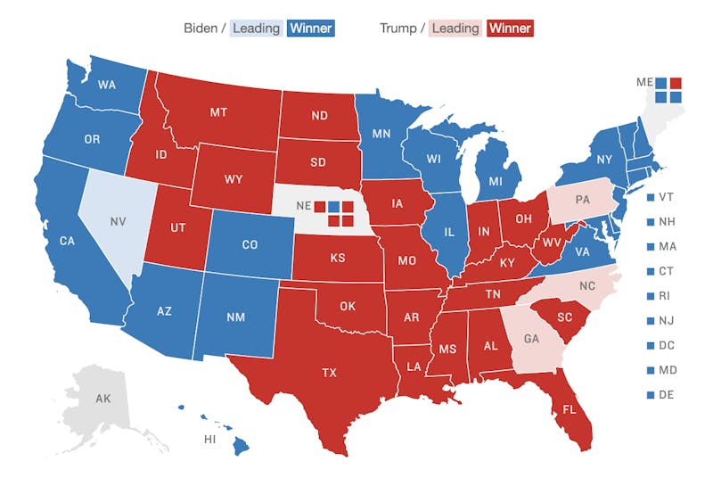 Presidential Result Map
