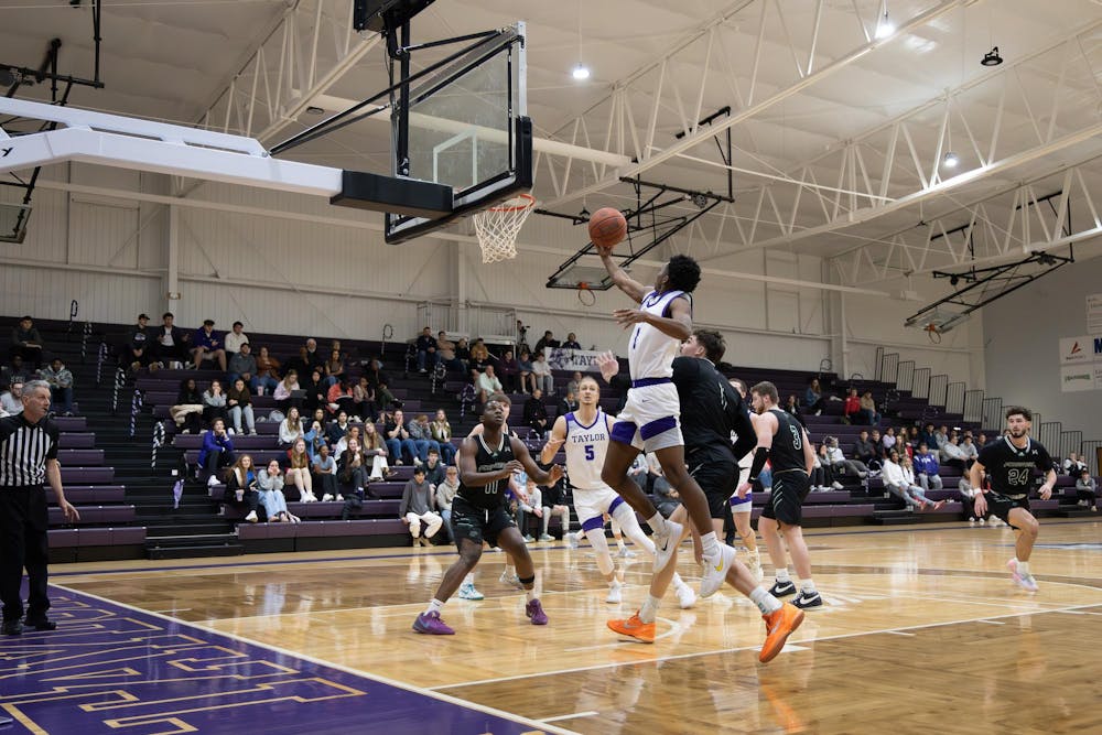 TJ Davidson provided 3 assists in loss against Mount Vernon Nazarene. Photo provided by Chase Petry