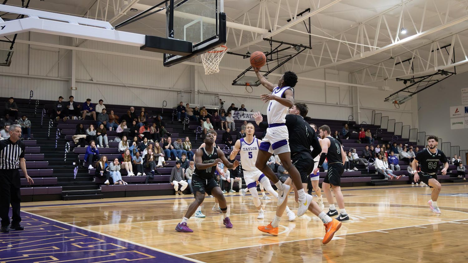 TJ Davidson provided 3 assists in loss against Mount Vernon Nazarene. Photo provided by Chase Petry