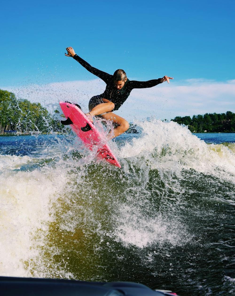 Grand Valley Lanthorn GV freshman wins Wake Surfing World Championship