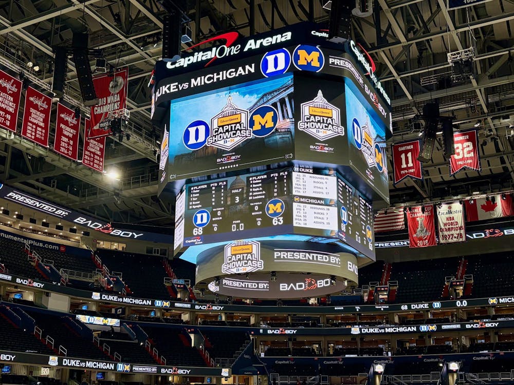 No. 3 Duke beat No. 1 Michigan 68-63 on Saturday at Capital One Arena in Washington D.C. (Ryan Zuke | MLive.com | Tribune Content Agency)