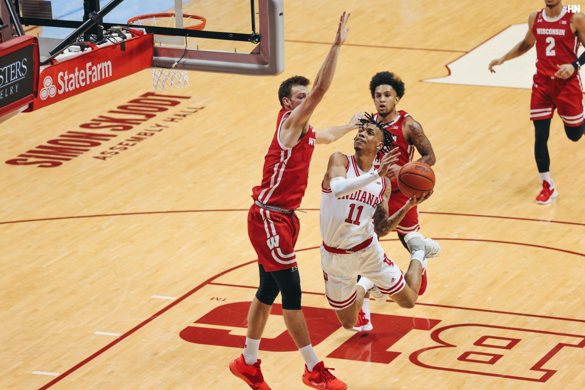 Indiana 63, No. 18 Wisconsin 45
