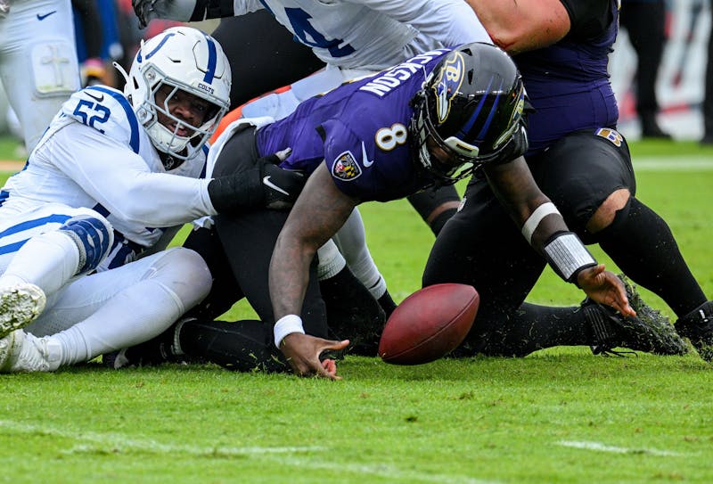 Ravens lose in overtime in close one to Colts