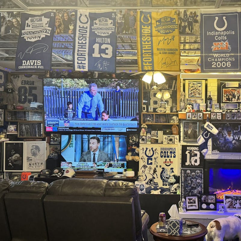 Step inside the 'Colts Cave'