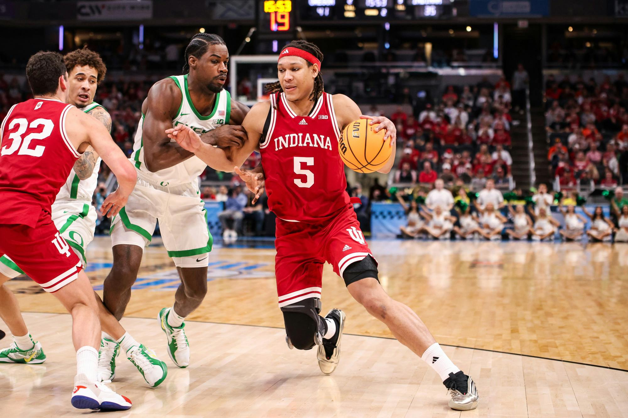 Indiana 59, Oregon 72