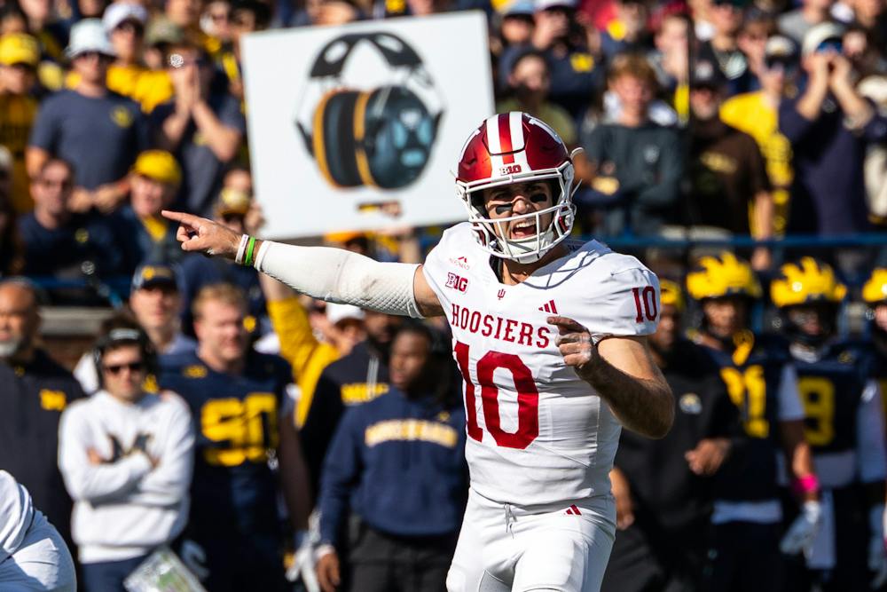 Josh Hoover responds to interception with game-winning touchdown in overtime against Michigan - The Hoosier Network