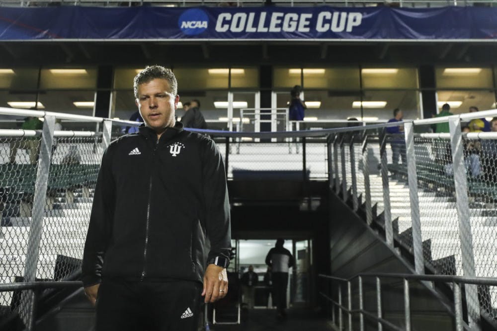 <p>IU men&#x27;s soccer head coach Todd Yeagley. (Courtesy: Indiana University Athletics)</p>