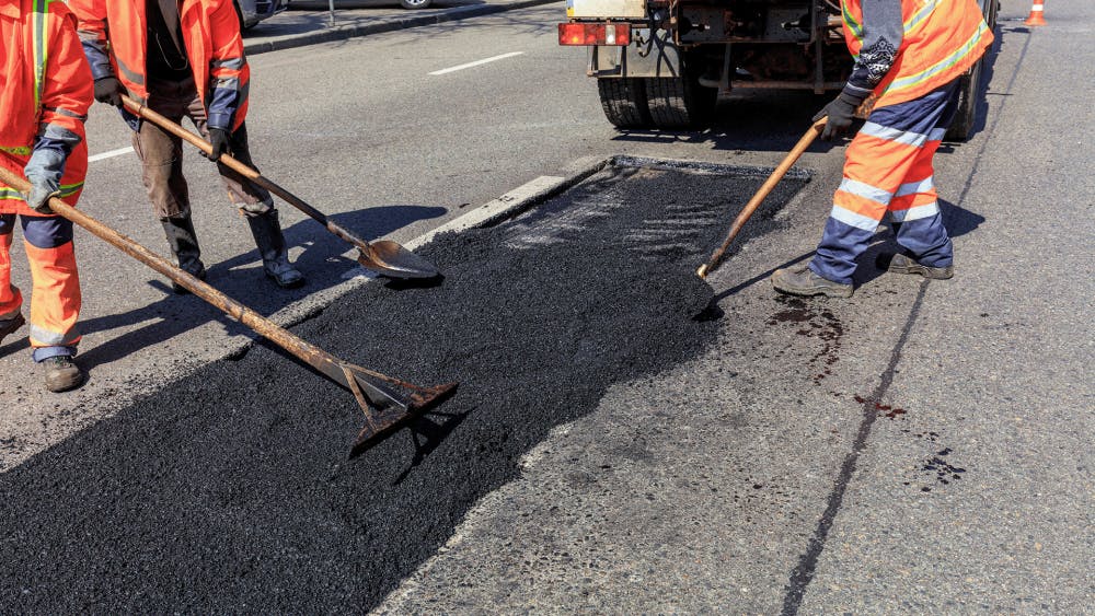 road-paving