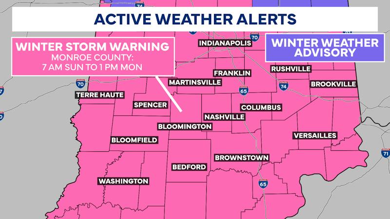 Winter Storm Warning expires, Travel Watch in effect for Monroe County ...