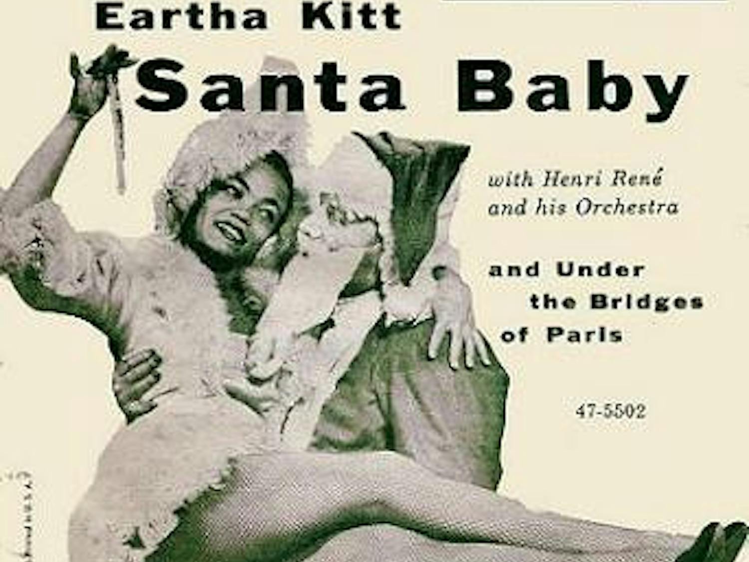 Single_Eartha_Kitt-Santa_Baby_cover