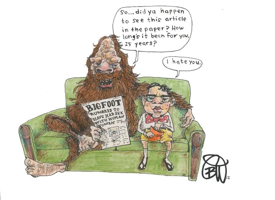 Did bigfoot get laid more than the scientists researching it?