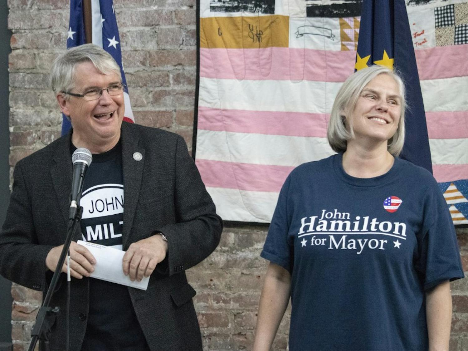 GALLERY: Bloomington Election Watch Party At Dimension Mill