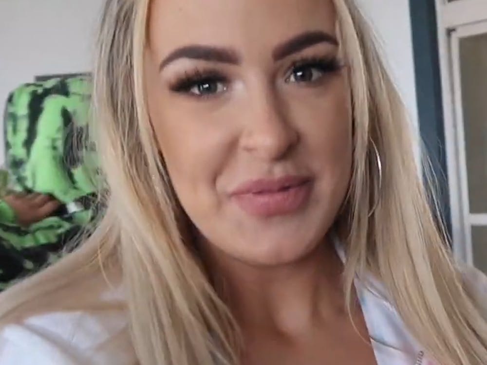 Social media influencer Tana Mongeau is featured in a YouTube video Aug. 1, 2019. 