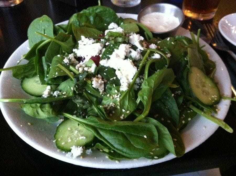 A salad at Sweet Grass.