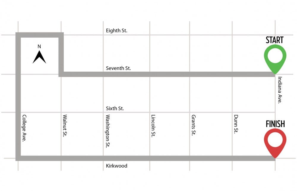 Fourth of July parade route