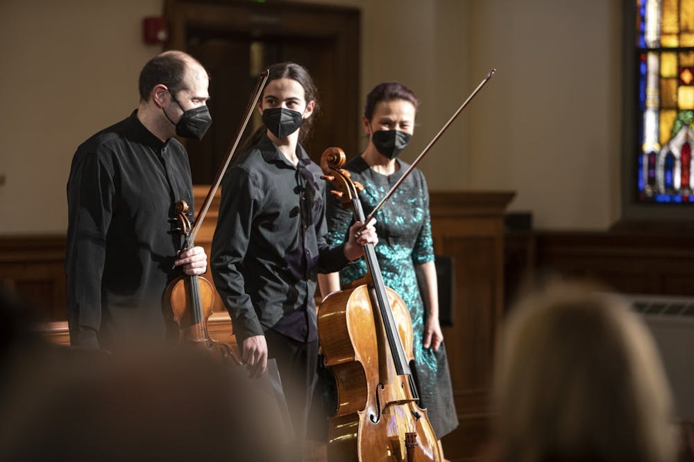 <p>IU Jacob’s School of Music students and faculty perform at Music for Food’s inaugural concert on Feb. 27, 2022. The Bloomington chapter of Music for Food will host a benefit concert for Hoosier Hills Food Bank at 3 p.m. Feb. 26, 2023, at First United Methodist Church.</p>