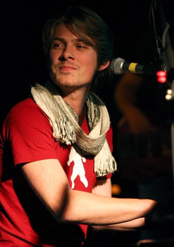 Zac Hanson of the band Hanson plays the keyboard Nov. 29 at the Bluebird.