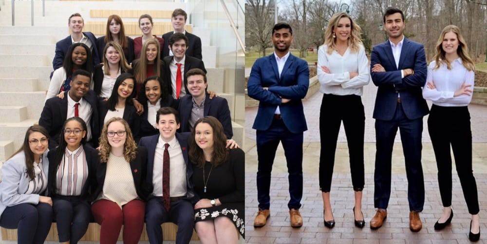 <p>Bridge IU and Vision are the two tickets in the IU Student Government election. Elections closed at 10 p.m. Thursday night, and the results were announced Friday morning. </p>
