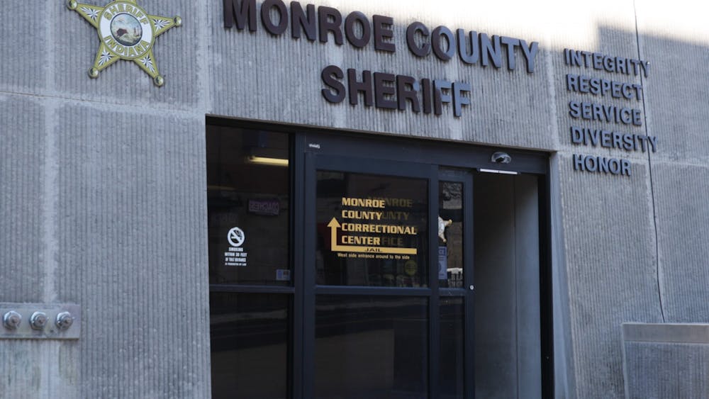 The Monroe County Sheriff building on the corner of East Seventh Street and North College Avenue pictured on Jan. 10. County Sheriff Brad Swain is running for Indiana House District 62. 