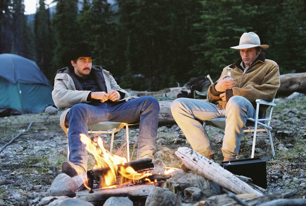 <p>Jake Gyllenhall and Heath Ledger play characters ﻿Jake Twist and Ennis Del Mar in the 2005 movie &quot;Brokeback Mountain.&quot; The film was added to Netflix in January.  </p>