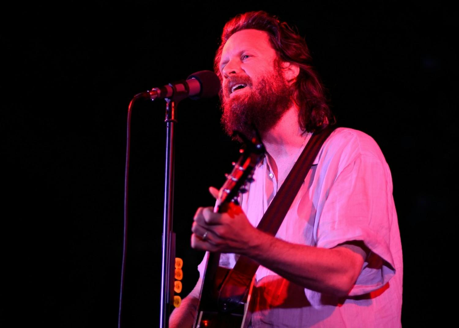 Father John Misty performs Friday evening at Upland Brewing Co. as part of Granfalloon: A Kurt Vonnegut Convergence. The festival, a celebration of the life and works of Kurt Vonnegut, will feature artists Noname, Waxahatchee and others Saturday.